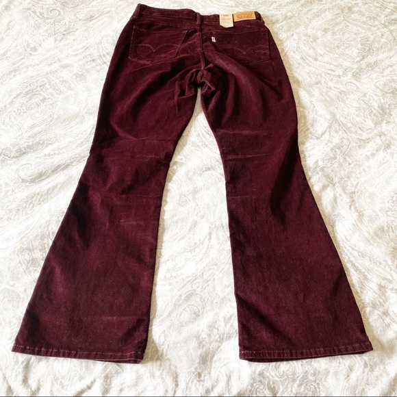 LEVI’S 725 High Rise Bootcut Corduroy Pants 30 NWT - Picture 2 of 11